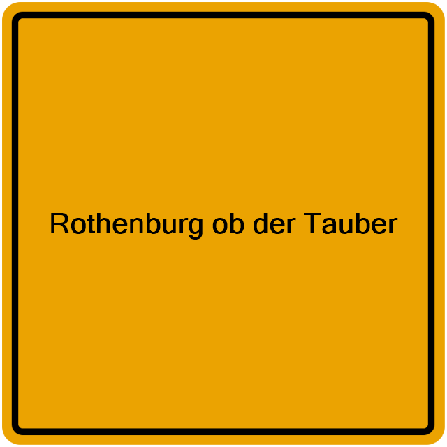 Einwohnermeldeamt24 Rothenburg ob der Tauber